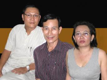 Left to right: Phan Thanh Hai, Dieu Cay, Ta Phong Tan