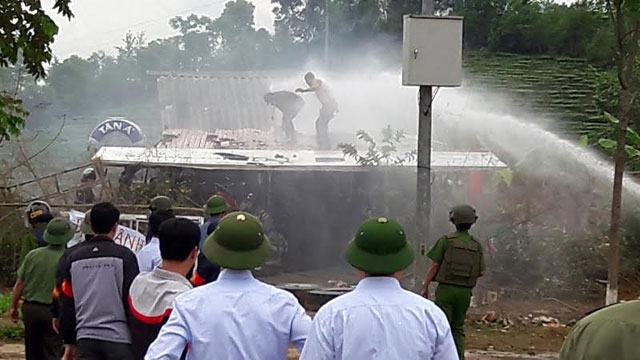 forced eviction Lai chau April 18