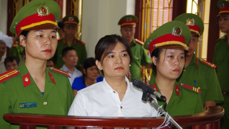 Tran Thi Nga at trial July 2017